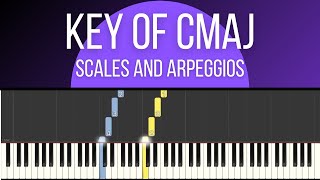 C Major  Scales amp Arpeggios [upl. by Nally]