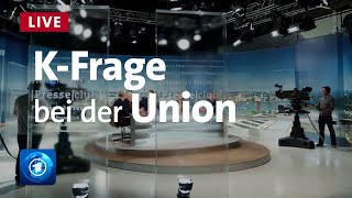 Presseclub live Wen schickt die Union als Kanzlerkandidat ins Rennen [upl. by Awahsoj]