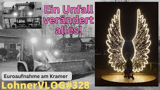 LohnerVLOG328 Euroaufnahme am Kramer Allrad 5035 I Hubwerk Fendt 818 aufarbeiten I tödlicher Unfall [upl. by Faunia]