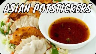 POTSTICKERS Gyoza Recipe  Japanese Food [upl. by Ahsiem]