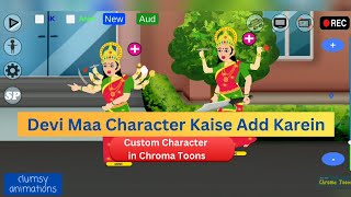 Chroma Toons Durga Mata Character  Import Custom Character [upl. by Einram]