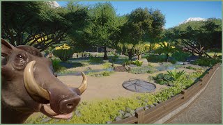 🐗Simple common warthog habitat  Fjevær Zoo  Planet Zoo  speedbuild🌳 [upl. by Ynney]