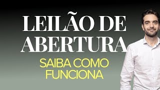 🔴 Como funciona o leilão de abertura Fala Mercado 4 [upl. by Tucker]