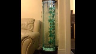 8 foot tall hexagonal fish tank Custom [upl. by Iahcedrom]