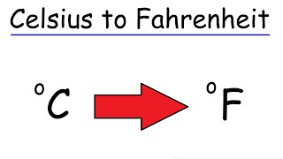 How To Convert Celsius to Fahrenheit  Temperature Conversions [upl. by Neural]