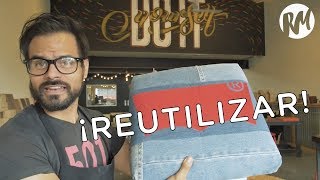 ¿Cómo usar tus jeans viejos para tapizar muebles [upl. by Cutcheon690]