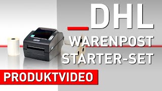 VersandStarterSet für den DHLWarenpostService  Versandlabel drucken  Mediaform Produktvideo [upl. by Wier]