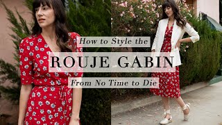 How to Style the Rouje Gabin Dress from No Time to Die  Gabin Dress Review [upl. by Nosniv]