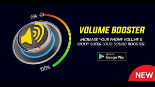 Ultimate Volume Booster  Loud Sound Amplifier APP [upl. by Enilecram]