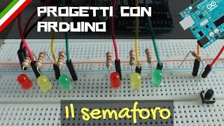 Progetti Arduino semafori sincronizzati e con chiamata pedonale [upl. by Moya717]