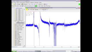 Manual Phase Correction of a 1D NMR Spectrum in TOPSPIN [upl. by Chesna]