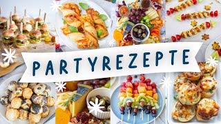 Partyrezepte Leckere Party Snacks und Fingerfood zum Vorbereiten fürs Buffet Geburtstag Silvester [upl. by Savdeep]