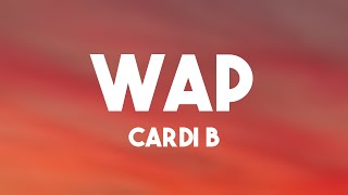 Wap  Cardi B Onscreen Lyrics 🥁 [upl. by Reamonn]