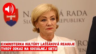 TIETO SLOVÁ NIKTO NEČAKAL Exministerka kultúry Laššáková reaguje na aktuálne dianie [upl. by Gassman]