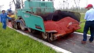 How to paving go green cold colored asphalt [upl. by Naiva]