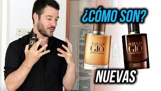 Armani Acqua di Gio Absolu y Absolu Instinct [upl. by Dnomder]