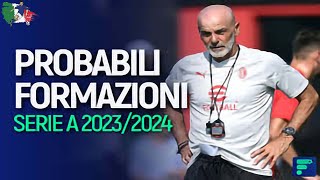 Serie A le probabili formazioni della 38a giornata [upl. by Retla278]