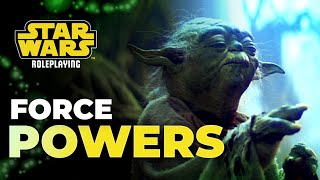 How to Use the Force in Star Wars RPG [upl. by Peyter]