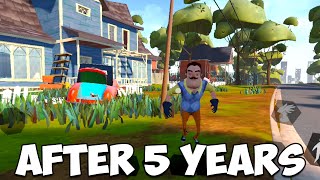 Hello Neighbor Mobile After 5 Years [upl. by Ahras481]