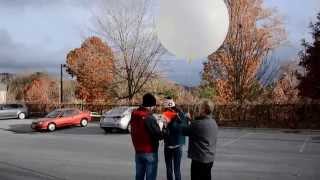 Radiosonde Balloon Launch [upl. by Iadrahs]