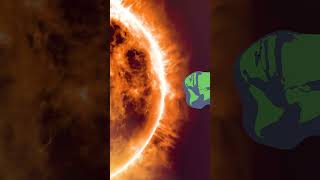 😱Earth Plan to Swallow Sun😱 space whatif science amazingfacts nasa sun solarsystem [upl. by Rufe5]