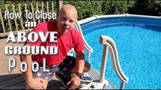 How To Close an Above Ground Pool with Sand Filter [upl. by Themis]