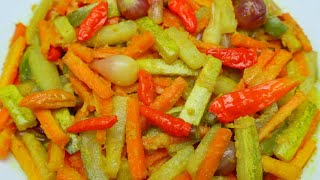 RESEP ACAR KUNING TIMUN WORTEL YANG ENAK DAN LEZAT [upl. by Everest]