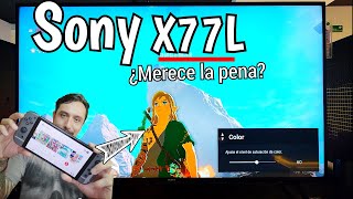 Sony X77L 4k Ultra HD  HDR ¿Merece la pena [upl. by Pirali]