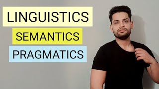 Linguistics  SEMANTICS and PRAGMATICS in hindi [upl. by Nyrok]