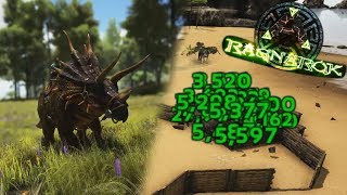 NIEUWE RAID DINO  BASISSEN KAPOT MAKEN  ARK Ragnarok 69 [upl. by Dloniger]