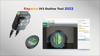 Keyence Vision System IV3  How To Set Up Outlines on Keyence IV3  2023 [upl. by Jacie944]