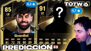 🟡PREDICCIÓN DEL TOTW 6  EQUIPO DE LA SEMANA 6  FC 25 ULTIMATE TEAM [upl. by Poppo]