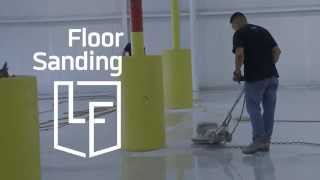 Sanding Epoxy Flooring [upl. by Nnylylloh360]