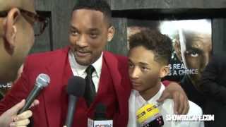 EXCLUSIVE Will Smith promotes AFTER EARTH in SPANISH HD [upl. by Jeffy]