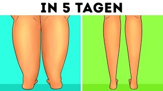 6MinutenWorkout um deine Beine in 5 Tagen schlanker zu machen [upl. by Humph]