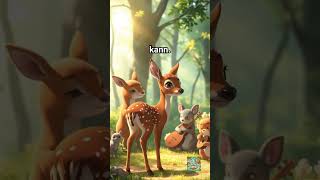 Hast du mal ein Reh entdecktdas im Wald Musik findet🦌🐦shorts tiere bamby vogel geschichte [upl. by Ear]