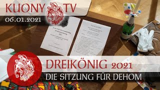 Stockacher Fasnacht Kuony TV  06 Januar 2021  Dreikönigssitzung [upl. by Arivle]