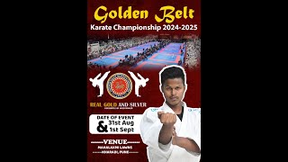 FINAL DAY PART  2  GOLDEN BELT  KARATE CHAMPIONSHIP 20242025  PUNE [upl. by Ynafit355]