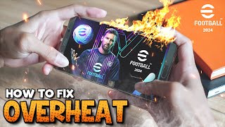 Cara Mengatasi HP Panas Saat Main eFootball 2024  Config Anti Overheat [upl. by Bocoj]