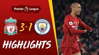 Liverpool 31 Man City  Fabinhos stunner helps Reds beat City  Highlights [upl. by Aynodal218]