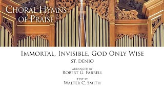 Immortal Invisible God Only Wise – arranged by Robert Farrell Sheet Music Video [upl. by Nowd]