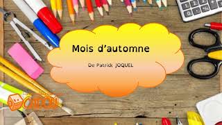 Mois dautomne de Patrick Joquel [upl. by Marks304]