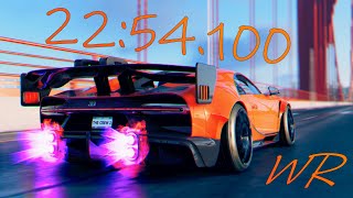 The Crew 2  New York 2254100 WORLD RECORD  Bugatti Chiron Super Sport 300 [upl. by Lusty]