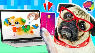 🐶 Mi PERRO se compra JUGUETES por INTERNET 🤓 👀 [upl. by Adnarem]