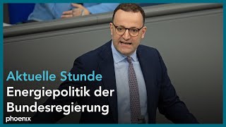 Aktuelle Stunde im Bundestag zur Energiepolitik der Bundesregierung [upl. by Kingdon]