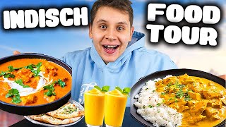 Die ERSTE INDISCHE FOOD TOUR auf Youtube🤯🍖  WO GIBT ES DAS BESTE INDISCHE ESSEN🧐 [upl. by Patnode632]