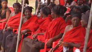 Traditional Akan funeral  Ghana West Afrika [upl. by Spear]