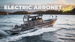 Electric Arronet workboat for Norwegian Aquafarmer [upl. by Jolenta]