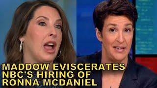 Rachel Maddow EVISCERATES Ronna McDaniel and NBC [upl. by Neeloc]