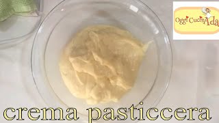 CREMA PASTICCERA SEMPLICE SIMPLE PASTRY CREAM [upl. by Herahab421]